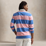 POLO RALPH LAUREN Maglia uomo Rugby in cotone Rosa