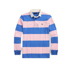 POLO RALPH LAUREN Maglia uomo Rugby in cotone Rosa