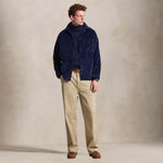 POLO RALPH LAUREN Overshirt uomo in velluto a coste Blue