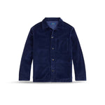 POLO RALPH LAUREN Overshirt uomo in velluto a coste Blue
