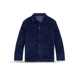 POLO RALPH LAUREN Overshirt uomo in velluto a coste Blue