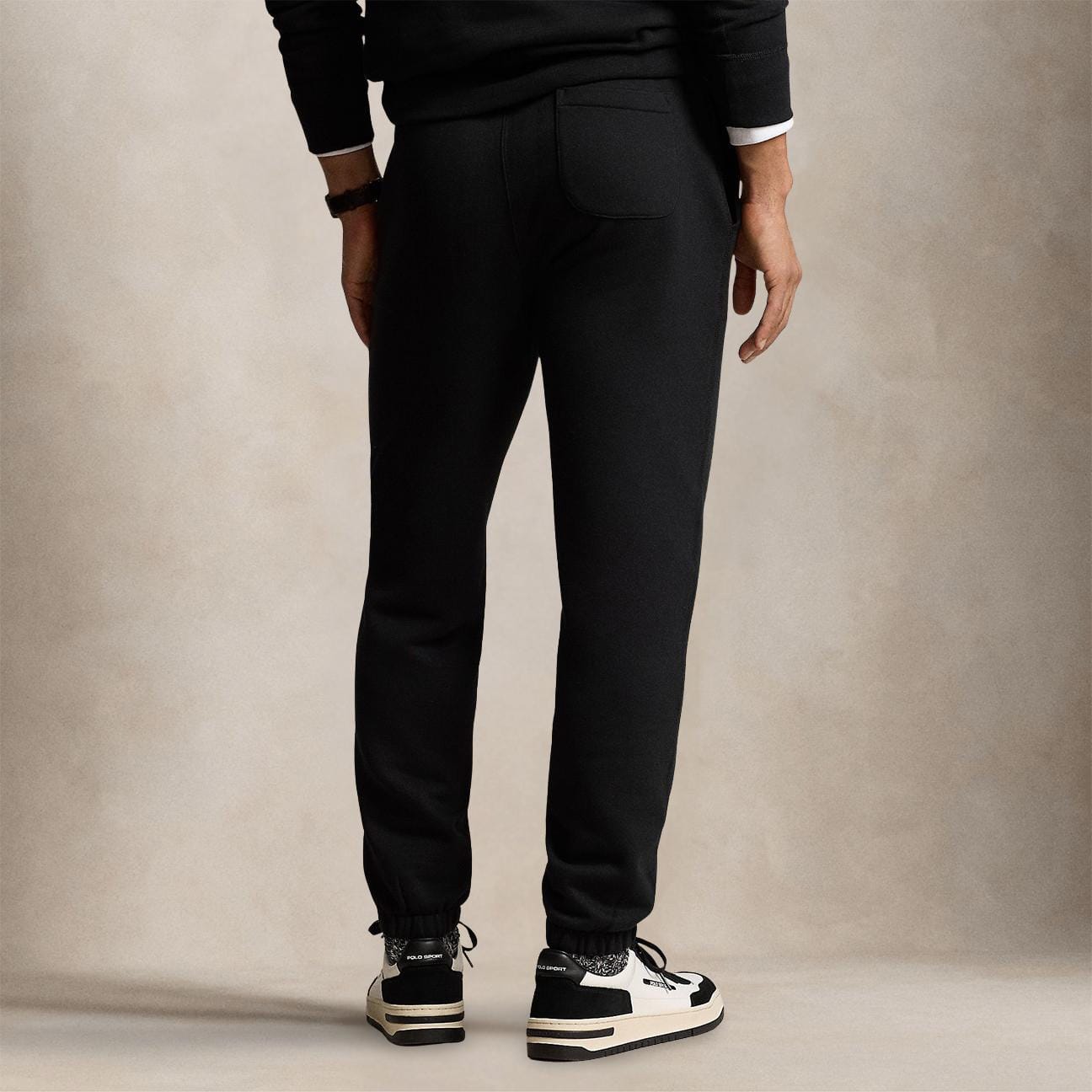 POLO RALPH LAUREN Pantalone uomo Jogging in felpa Nero