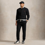 POLO RALPH LAUREN Pantalone uomo Jogging in felpa Nero
