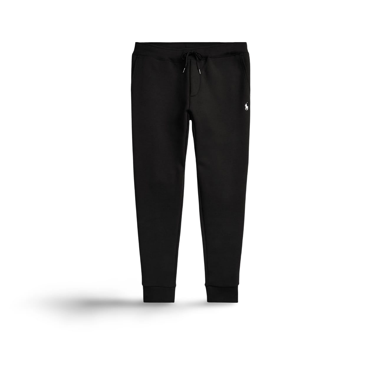 POLO RALPH LAUREN Pantaloni uomo da jogging a maglia doppia Nero