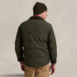 POLO RALPH LAUREN Piumino camicia uomo In pile idrorepellente Verde