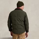 POLO RALPH LAUREN Piumino camicia uomo In pile idrorepellente Verde