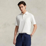 POLO RALPH LAUREN Polo con taschino Cream