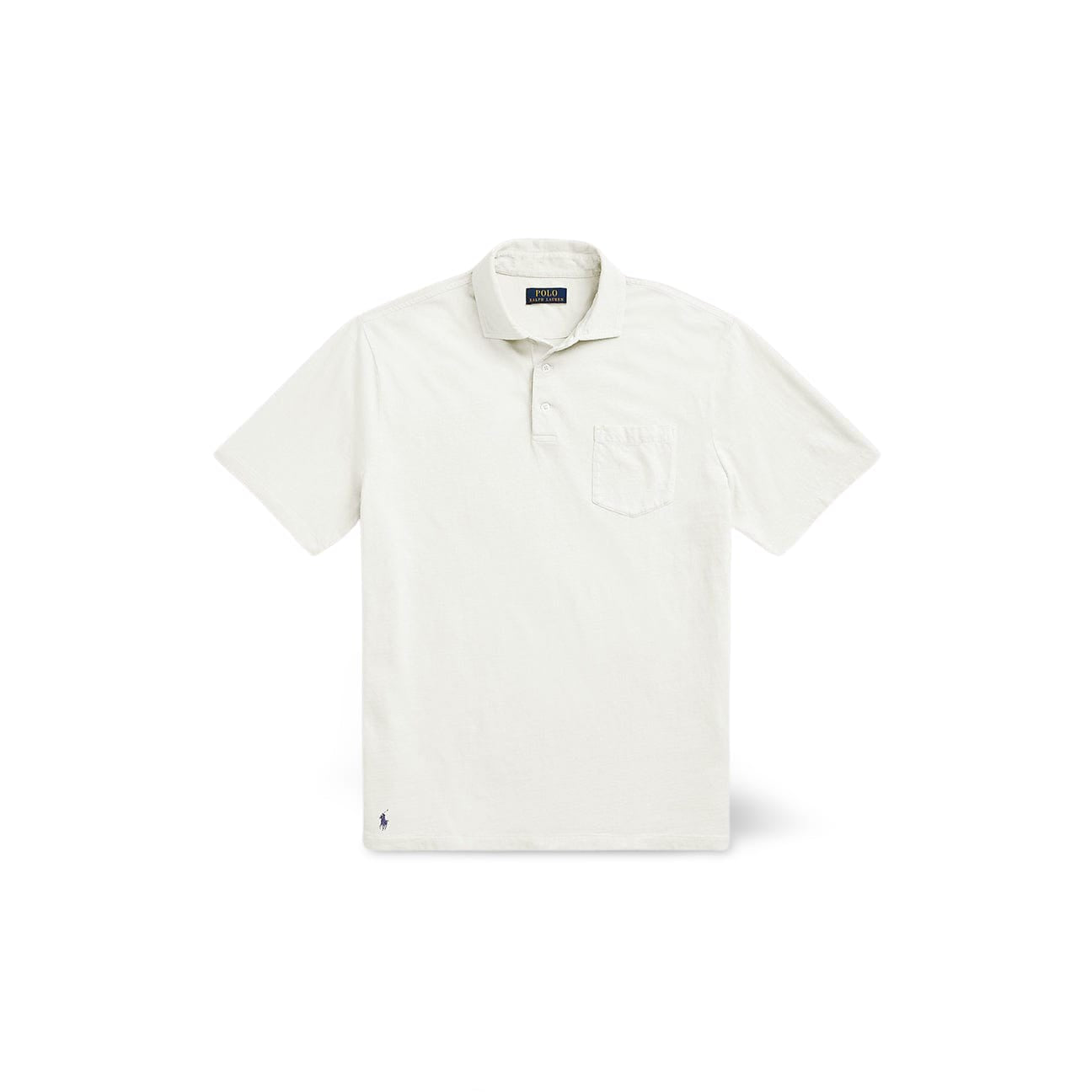 POLO RALPH LAUREN Polo con taschino Cream