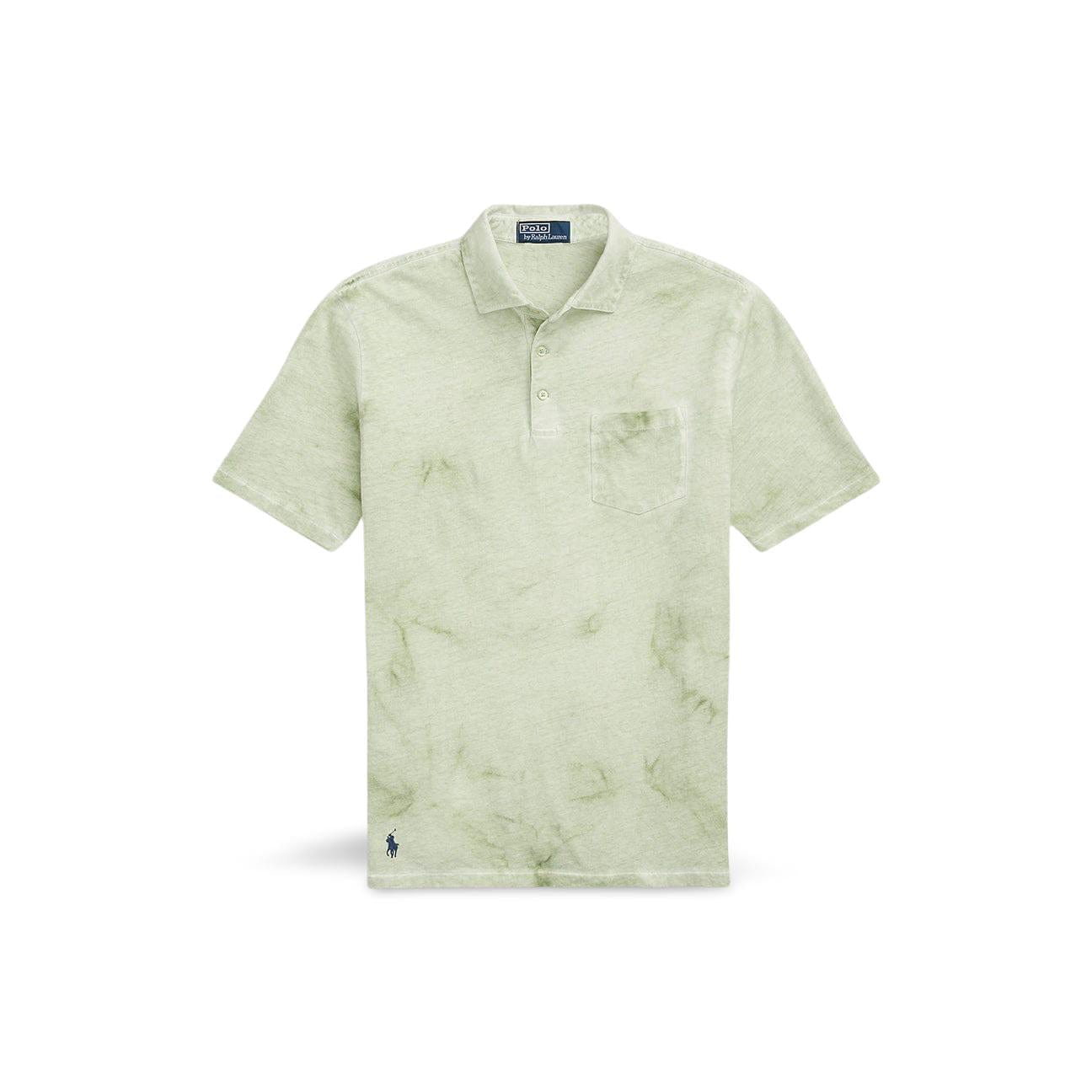 POLO RALPH LAUREN Polo uomo con taschino Menta