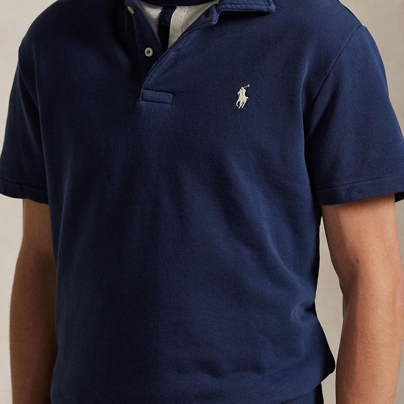 POLO RALPH LAUREN Polo uomo in felpa Blue