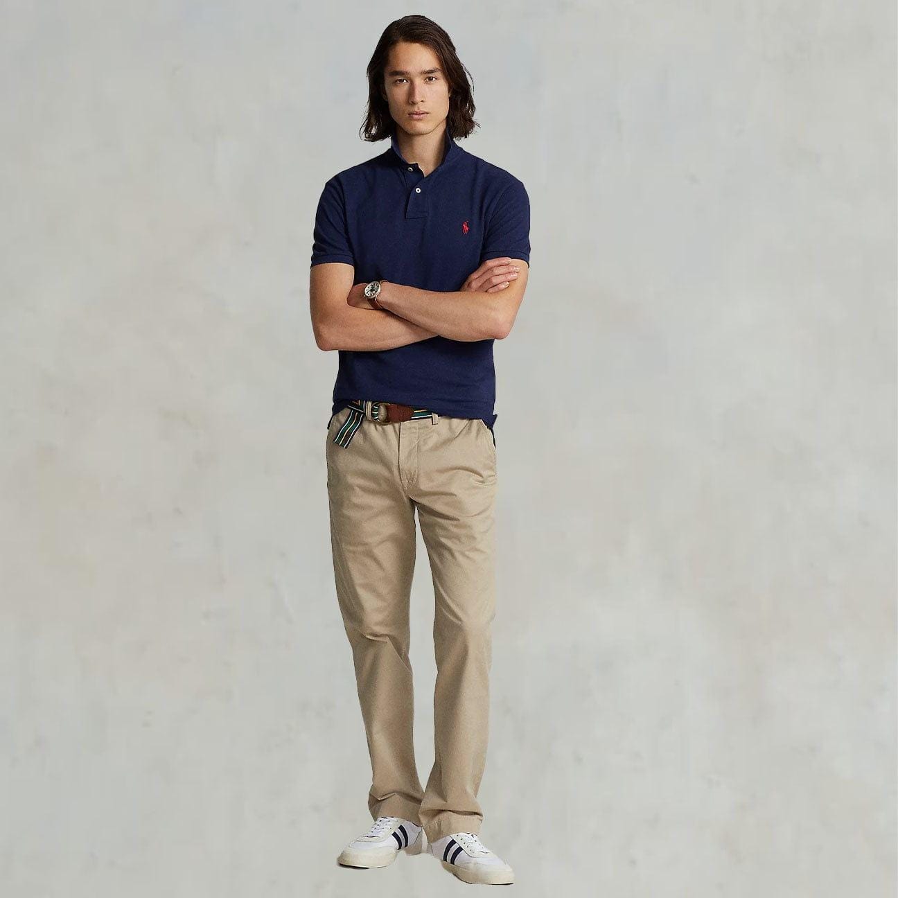 POLO RALPH LAUREN Polo uomo Slim Fit Blue