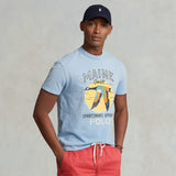 POLO RALPH LAUREN T-Shirt con grafica Azzurro