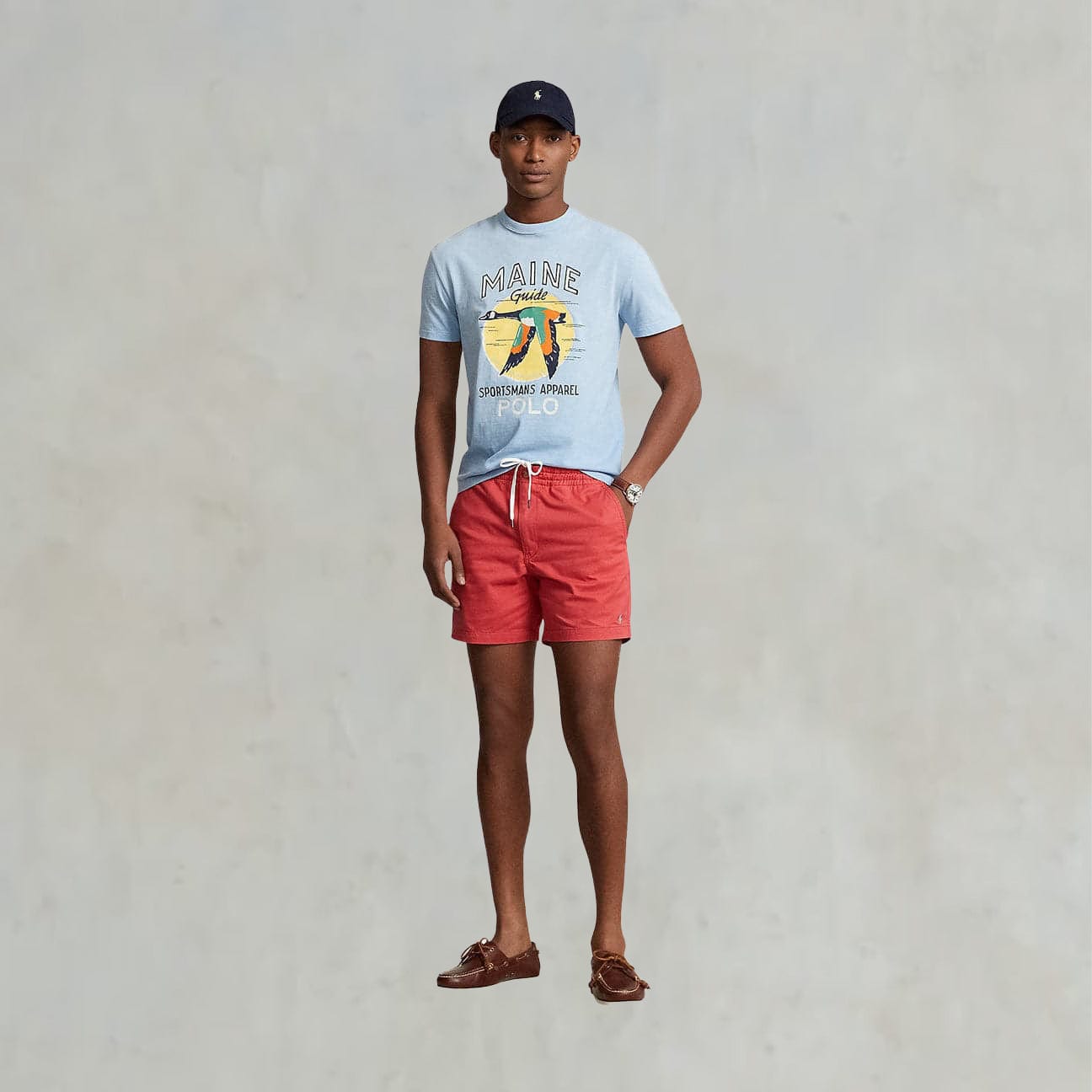 POLO RALPH LAUREN T-Shirt con grafica Azzurro