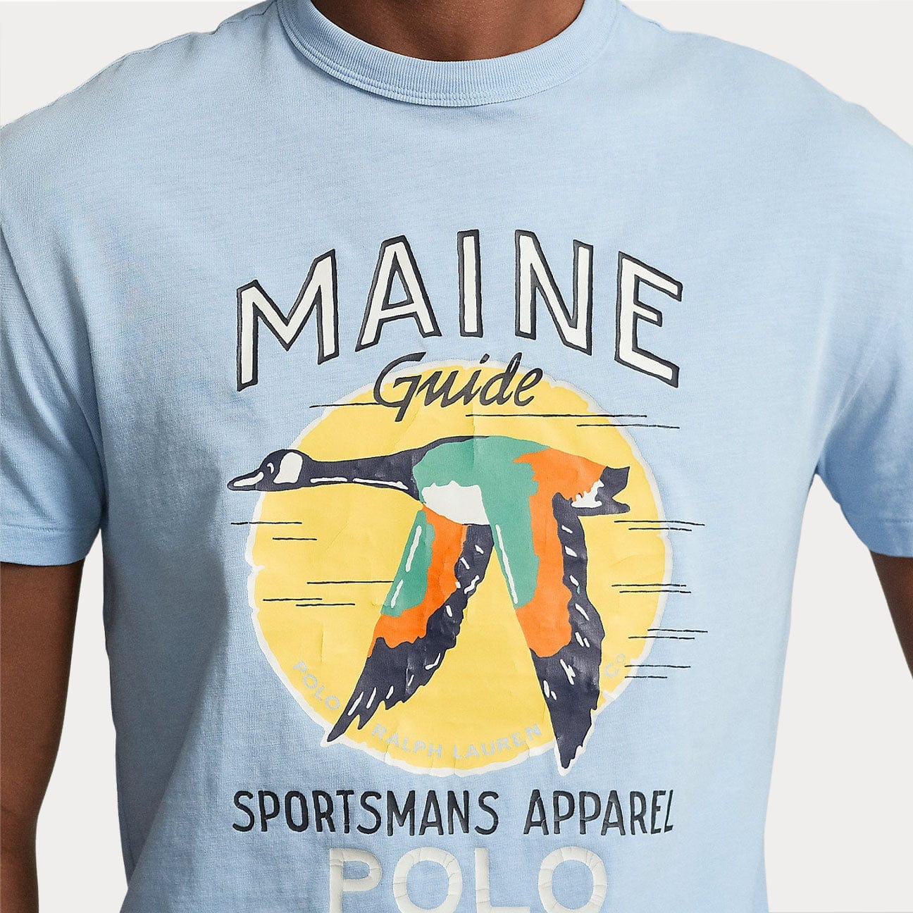 POLO RALPH LAUREN T-Shirt con grafica Azzurro
