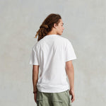POLO RALPH LAUREN T-Shirt con Palme e Logo Bianco