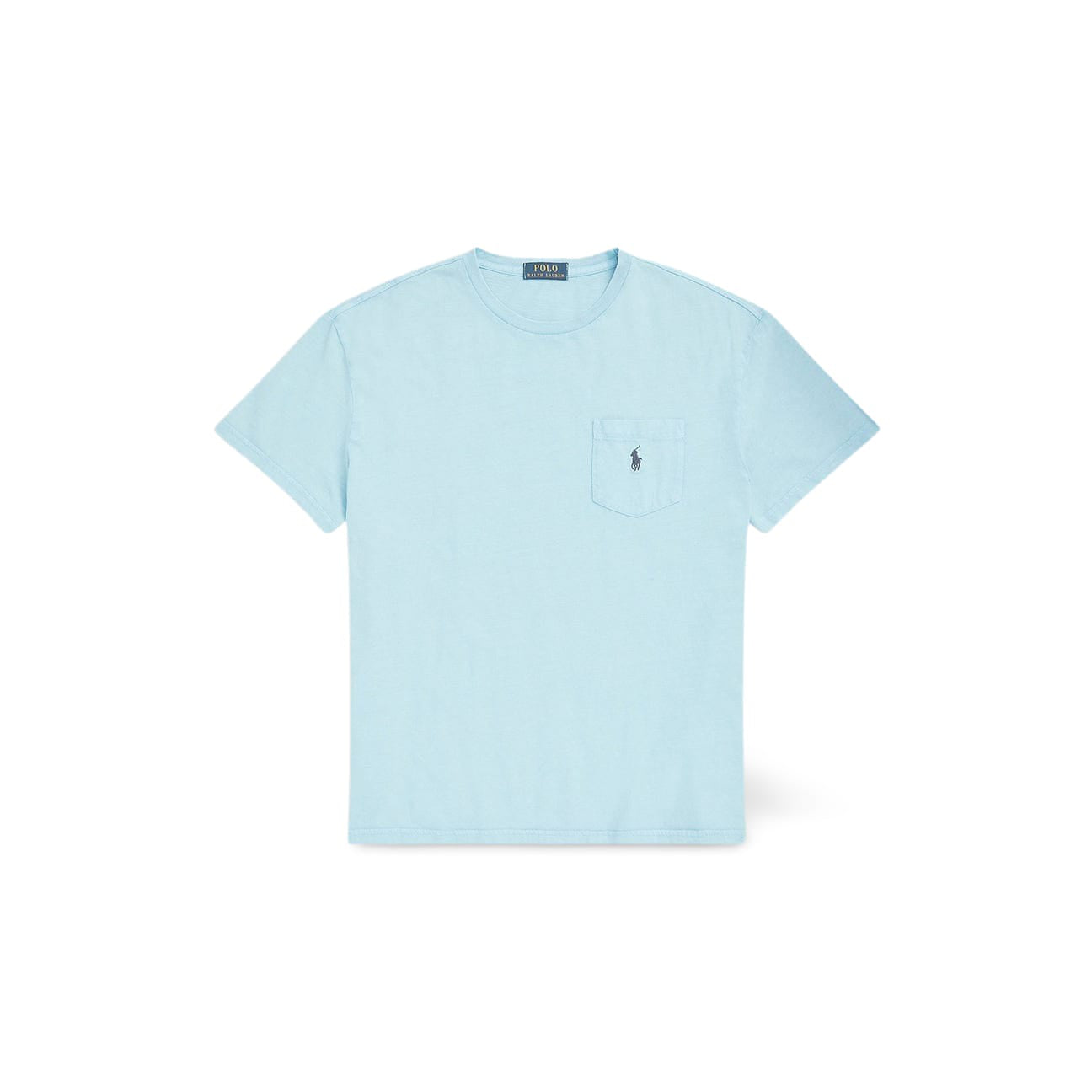 POLO RALPH LAUREN T-Shirt con taschino Azzurro