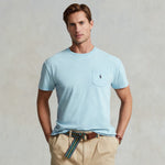 POLO RALPH LAUREN T-Shirt con taschino Azzurro