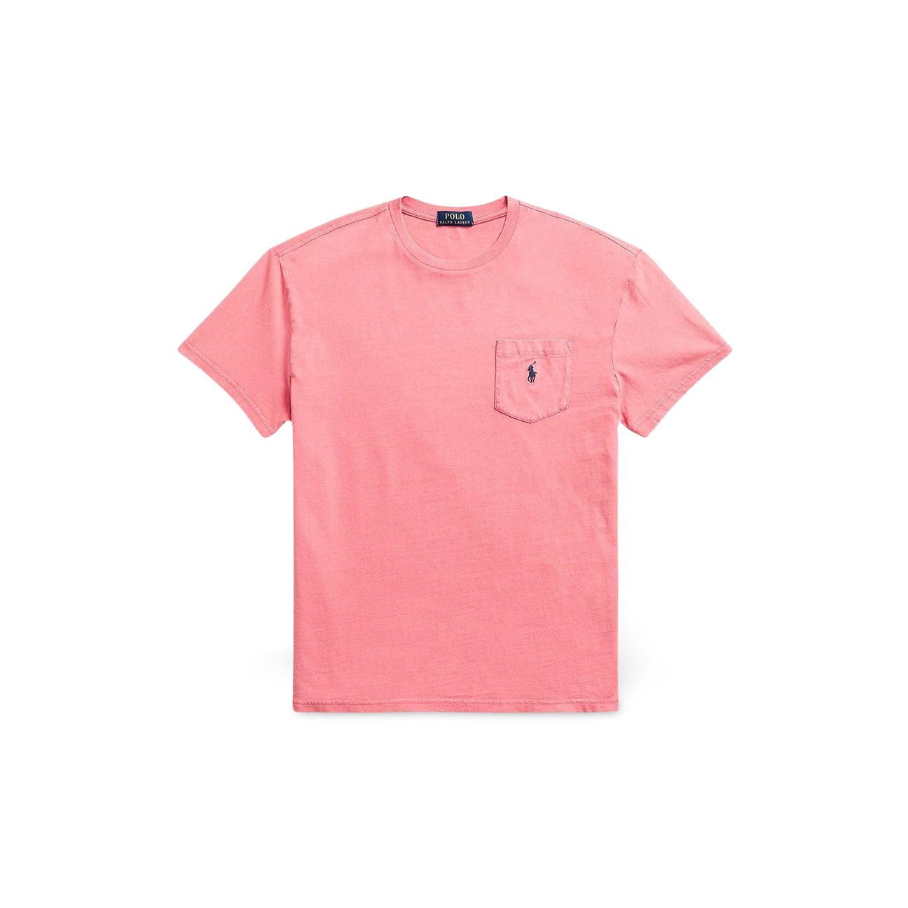 POLO RALPH LAUREN T-Shirt con taschino Rosa