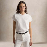 POLO RALPH LAUREN T-Shirt donna Classic Fit  in cotone Bianco