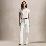 POLO RALPH LAUREN T-Shirt donna Classic Fit  in cotone Bianco