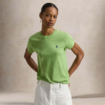 POLO RALPH LAUREN T-Shirt donna Classic Fit  in cotone Lime