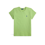 POLO RALPH LAUREN T-Shirt donna Classic Fit  in cotone Lime