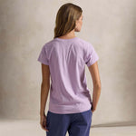 POLO RALPH LAUREN T-Shirt donna Classic Fit  in cotone Mauve
