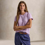 POLO RALPH LAUREN T-Shirt donna Classic Fit  in cotone Mauve