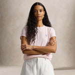 POLO RALPH LAUREN T-Shirt donna Classic Fit  in cotone Rosa