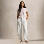 POLO RALPH LAUREN T-Shirt donna Classic Fit  in cotone Rosa