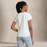 POLO RALPH LAUREN T-Shirt donna in cotone Bianco