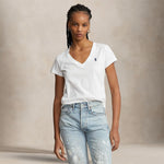 POLO RALPH LAUREN T-Shirt donna in cotone Bianco