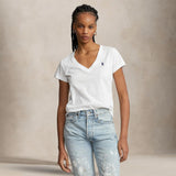POLO RALPH LAUREN T-Shirt donna in cotone Bianco