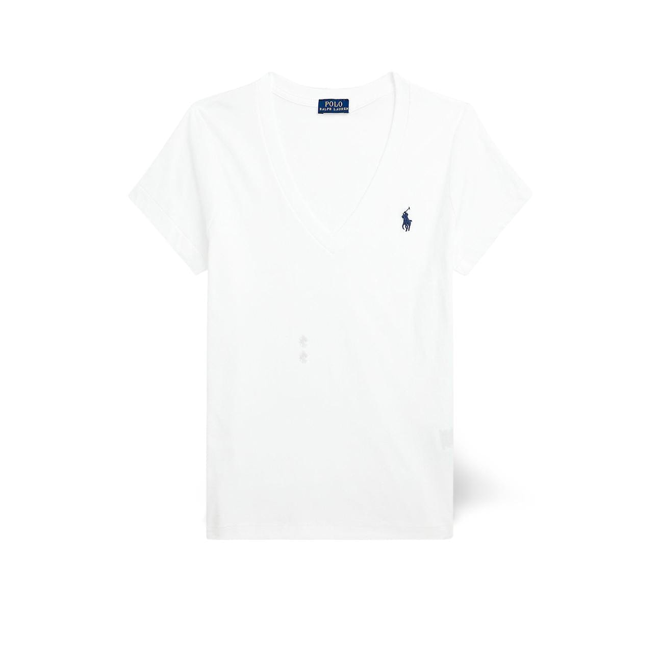 POLO RALPH LAUREN T-Shirt donna in cotone Bianco