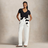 POLO RALPH LAUREN T-Shirt donna in cotone Nero