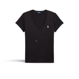 POLO RALPH LAUREN T-Shirt donna in cotone Nero