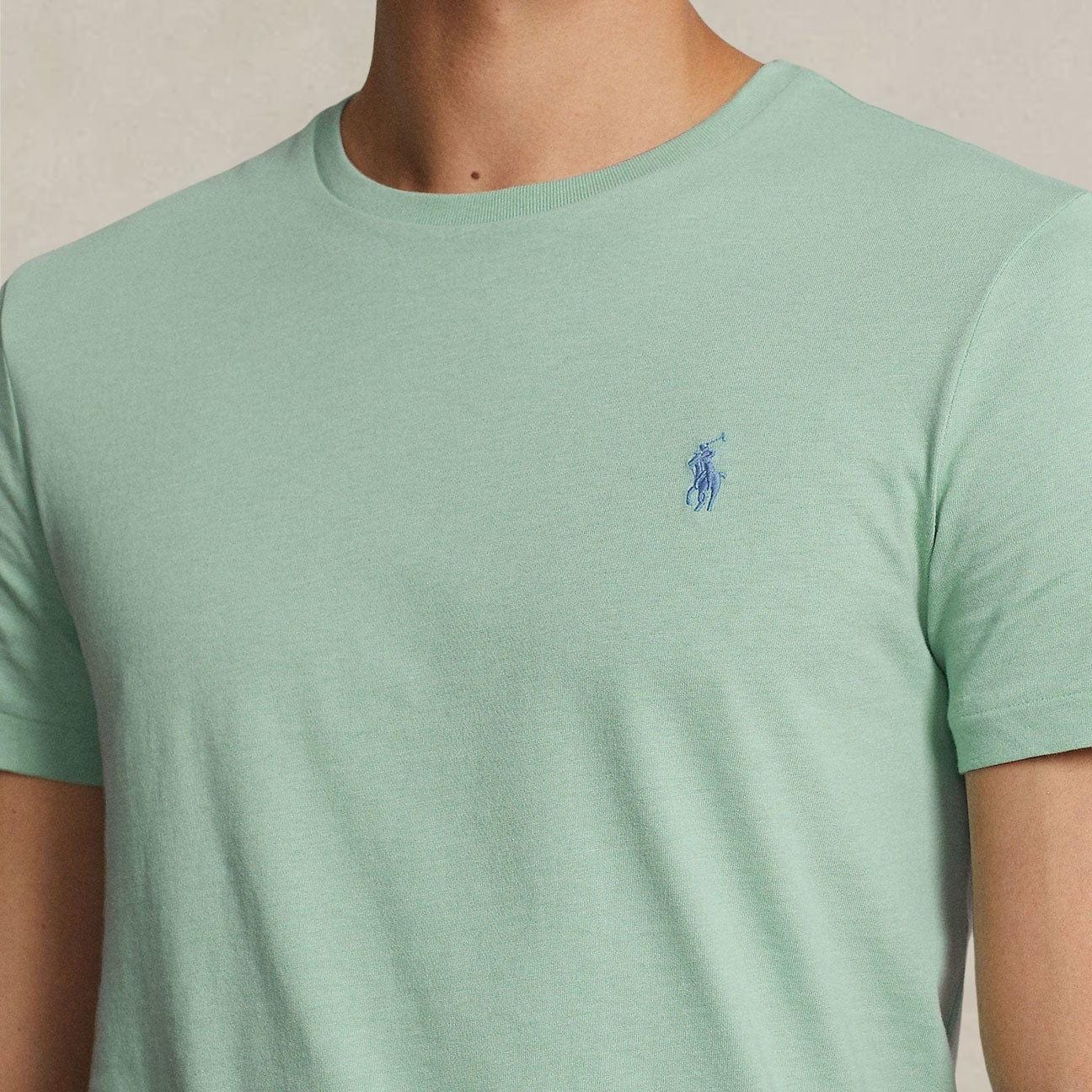 POLO RALPH LAUREN T-Shirt girocollo custom Slim Celadon