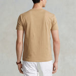 T-Shirt girocollo Custom Slim Tan