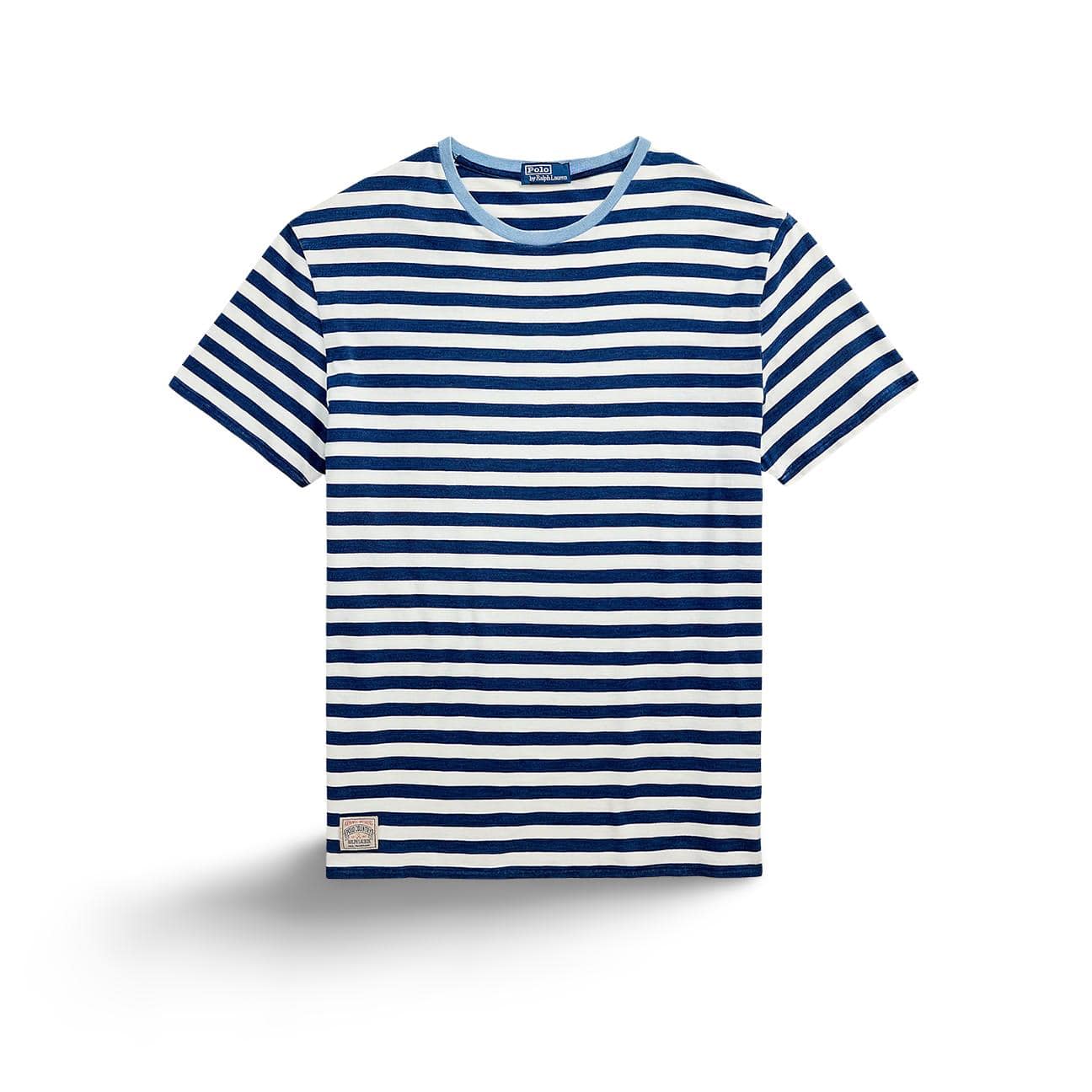 POLO RALPH LAUREN T-Shirt uomo Classic Fit  a righe Blue