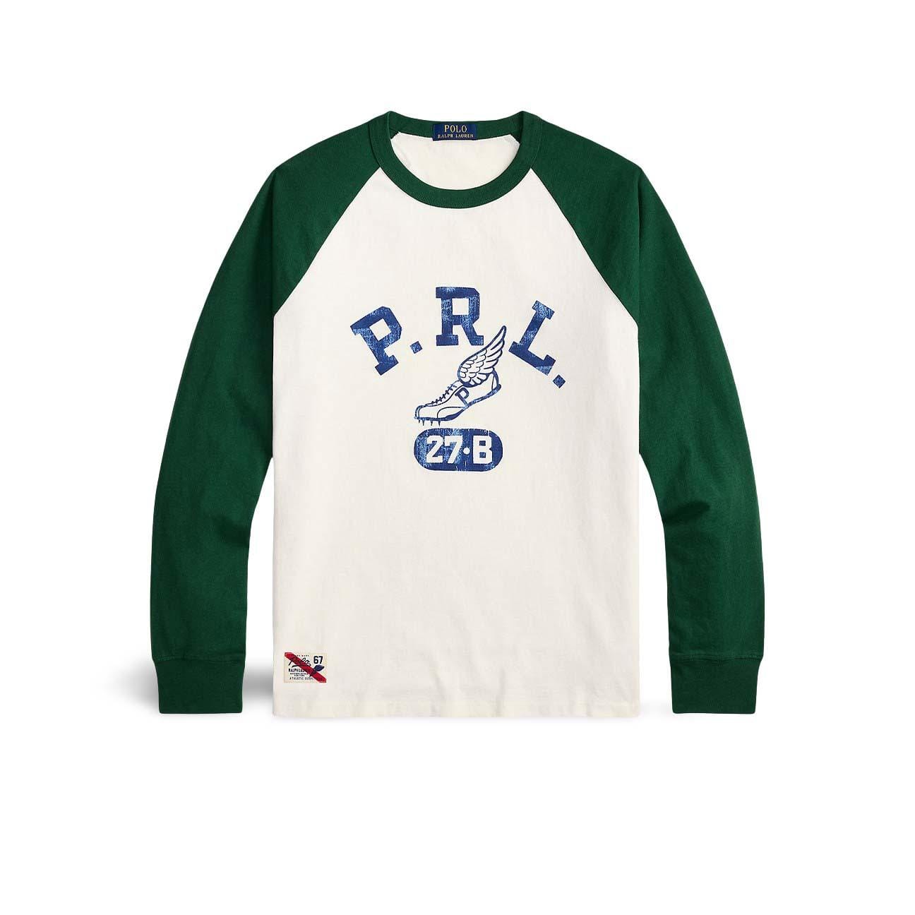 POLO RALPH LAUREN T-Shirt uomo con grafica Bianco e Verde