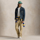 POLO RALPH LAUREN T-Shirt uomo Custom Slim-Fit Bianco