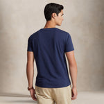 POLO RALPH LAUREN T-Shirt uomo Custom Slim-Fit Blue