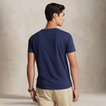 POLO RALPH LAUREN T-Shirt uomo Custom Slim-Fit Blue