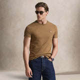 POLO RALPH LAUREN T-Shirt uomo Custom Slim Fit Brown