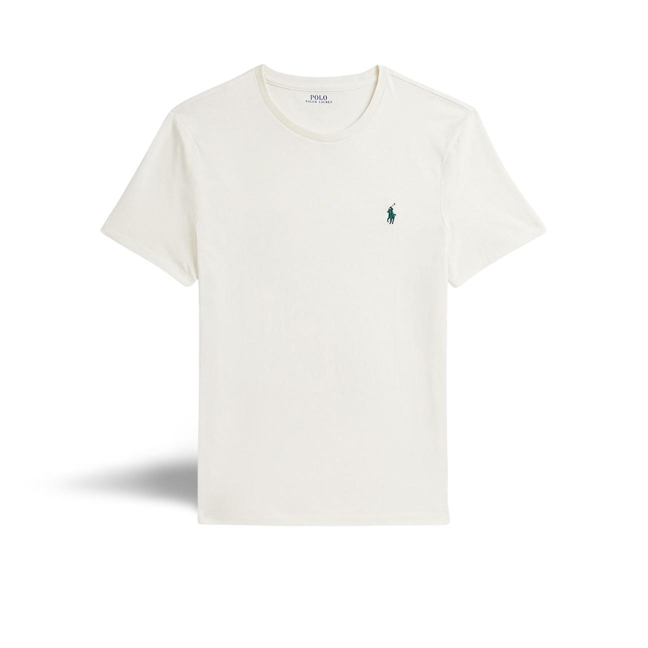 POLO RALPH LAUREN T-Shirt uomo Custom Slim-Fit Cream