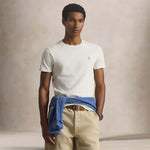 POLO RALPH LAUREN T-Shirt uomo Custom Slim Fit Cream
