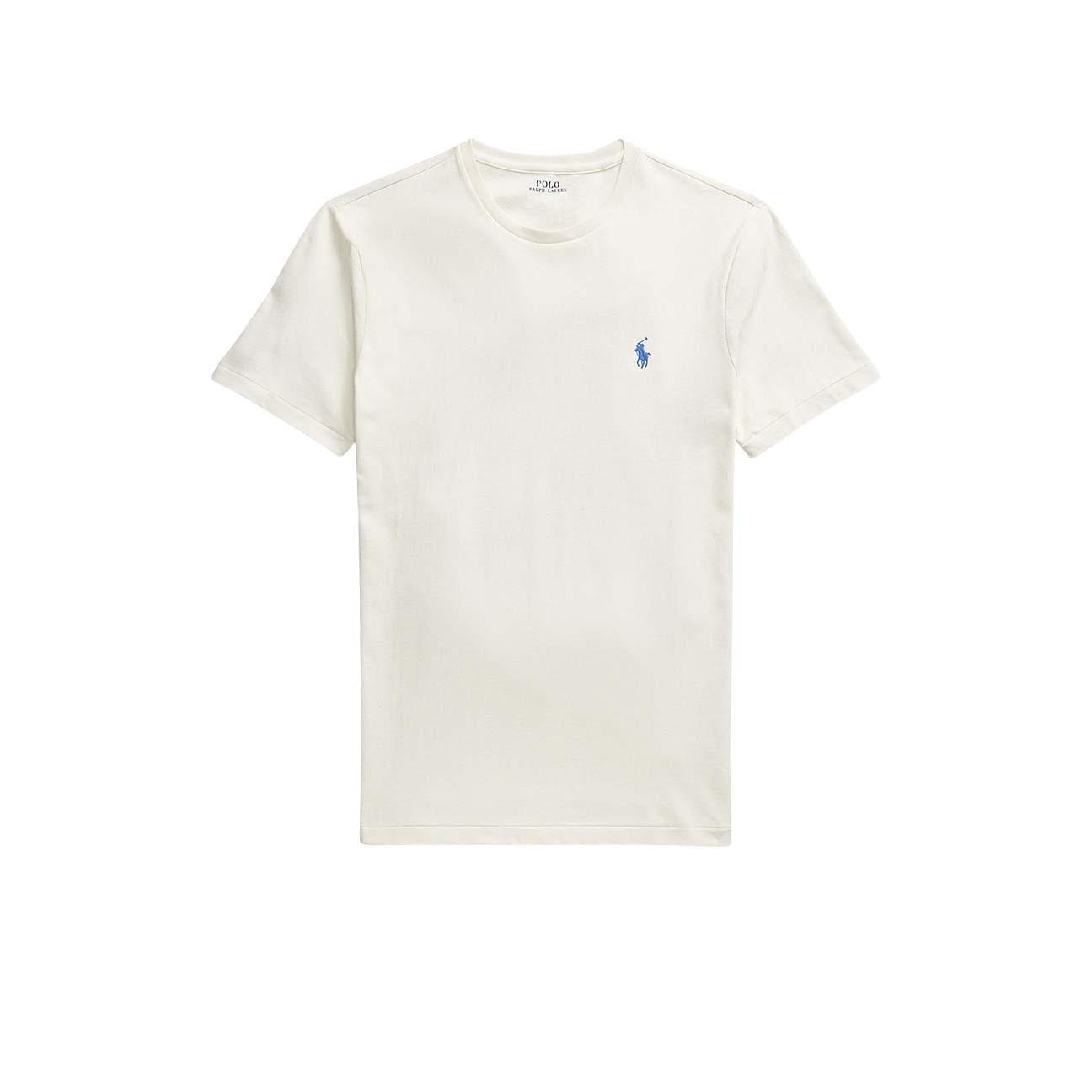 POLO RALPH LAUREN T-Shirt uomo Custom Slim Fit Cream