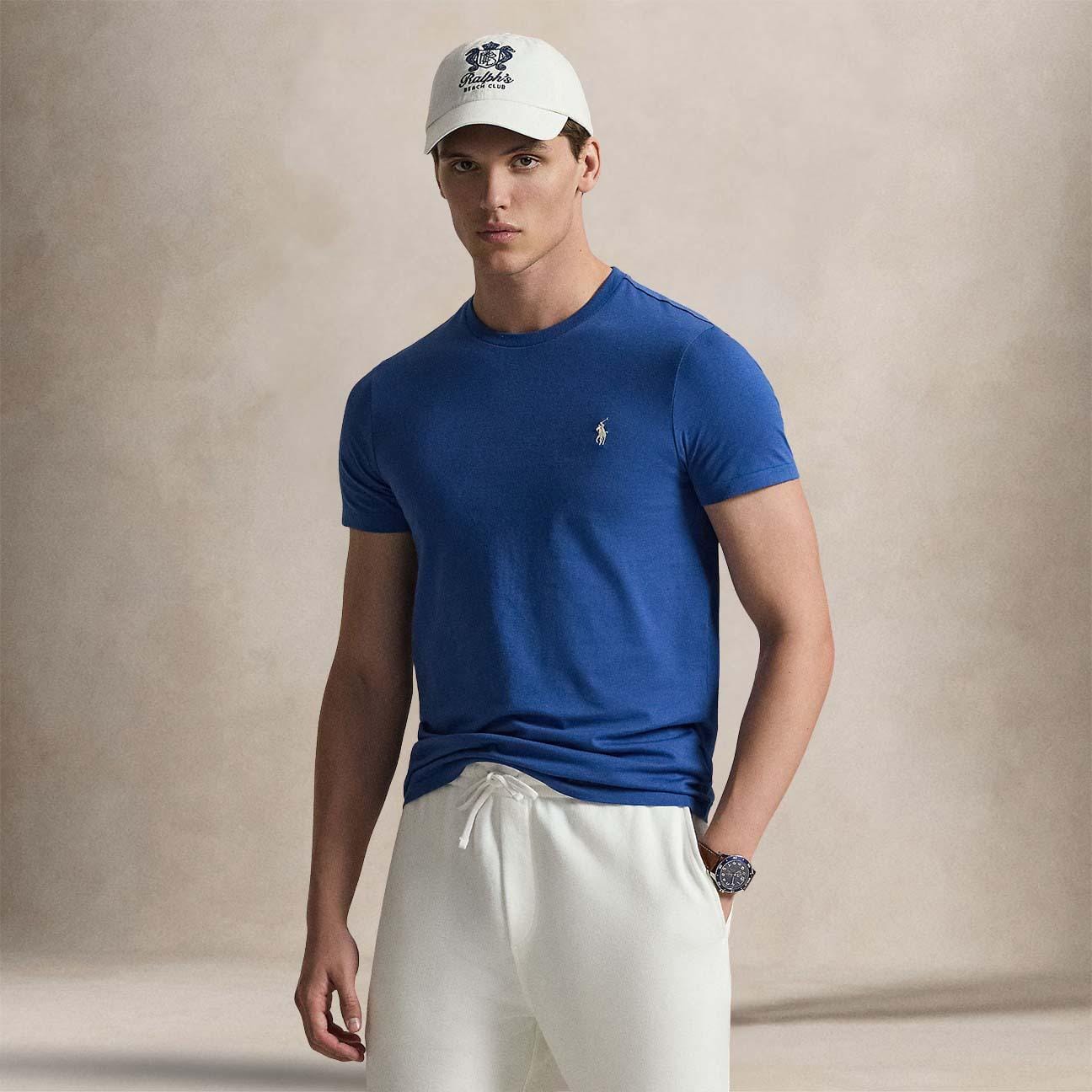 POLO RALPH LAUREN T-Shirt uomo Custom Slim Fit Nero