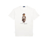 POLO RALPH LAUREN T-Shirt uomo Custom Slim Fit Polo Bear Bianco