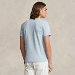 POLO RALPH LAUREN T-Shirt uomo girocollo Custom Slim Fit  Alpine Blue